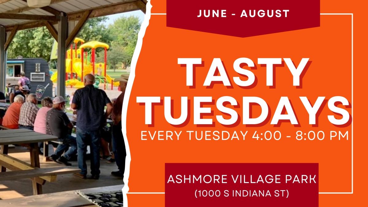 Tasty Tuesdays every Tuesday June through August at the Park